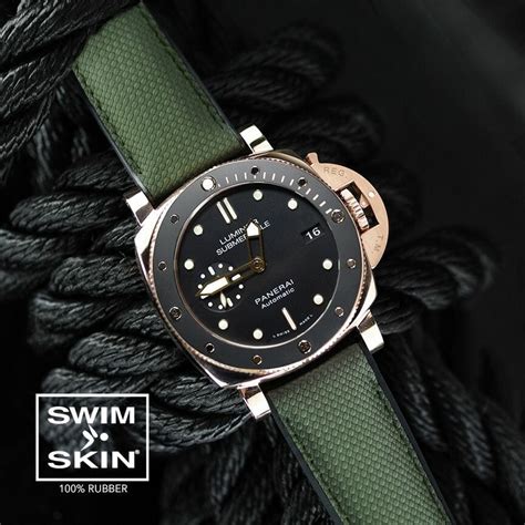 panerai rubber strap replica|panerai rubber strap 42mm.